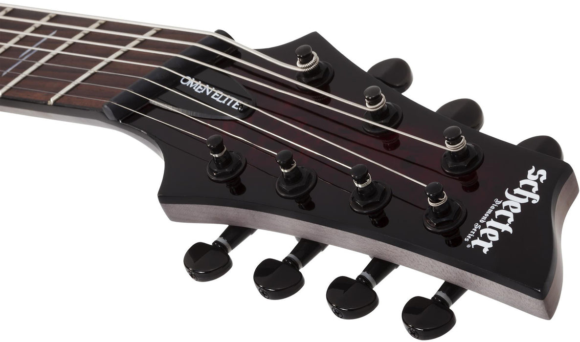 Schecter Omen Elite-7 Multi-Scale Black Cherry Burst