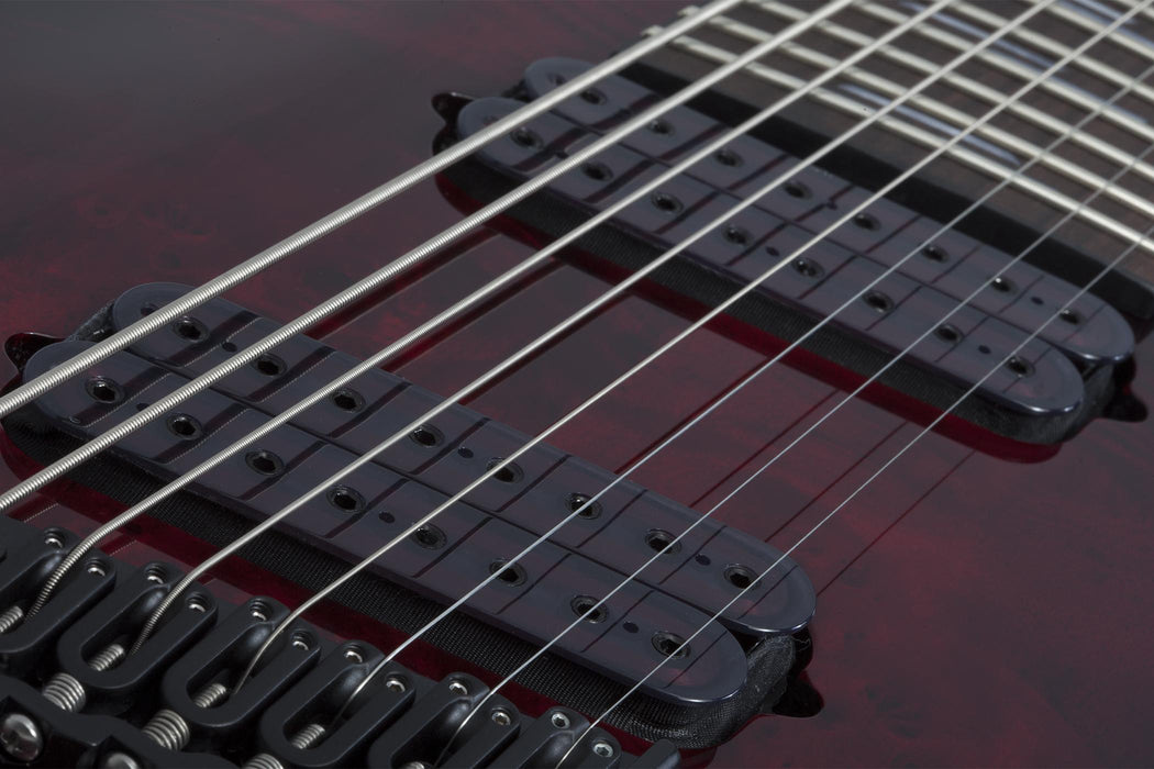 Schecter Omen Elite-8 Multi-Scale Black Cherry Burst