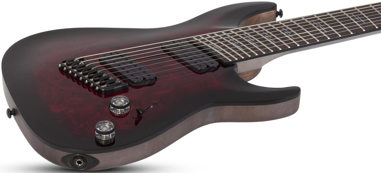 Schecter Omen Elite-8 Multi-Scale Black Cherry Burst