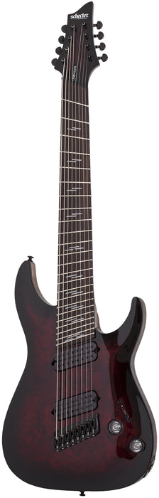 Schecter Omen Elite-8 Multi-Scale Black Cherry Burst