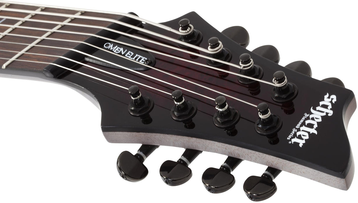 Schecter Omen Elite-8 Multi-Scale Black Cherry Burst