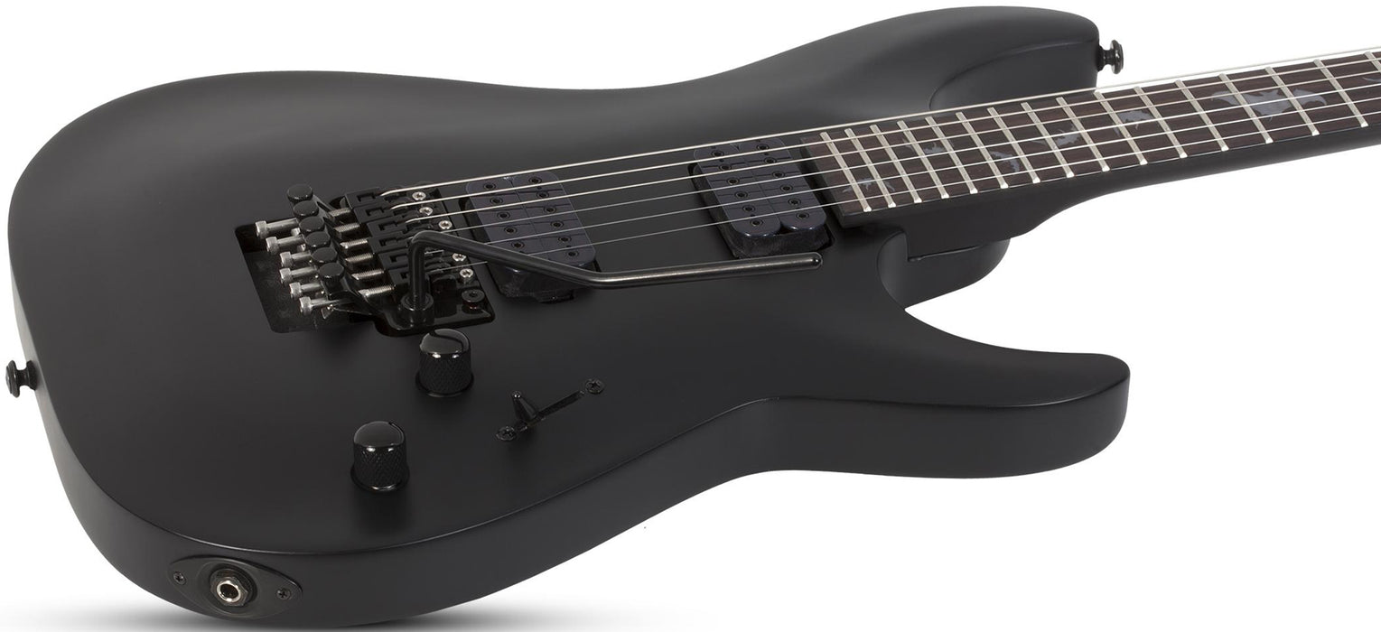 Schecter Damien-6 Fr Satin Black