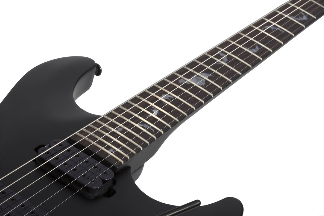 Schecter Damien-6 Fr Satin Black