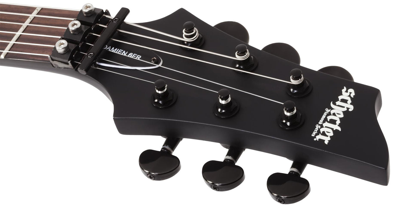 Schecter Damien-6 Fr Satin Black