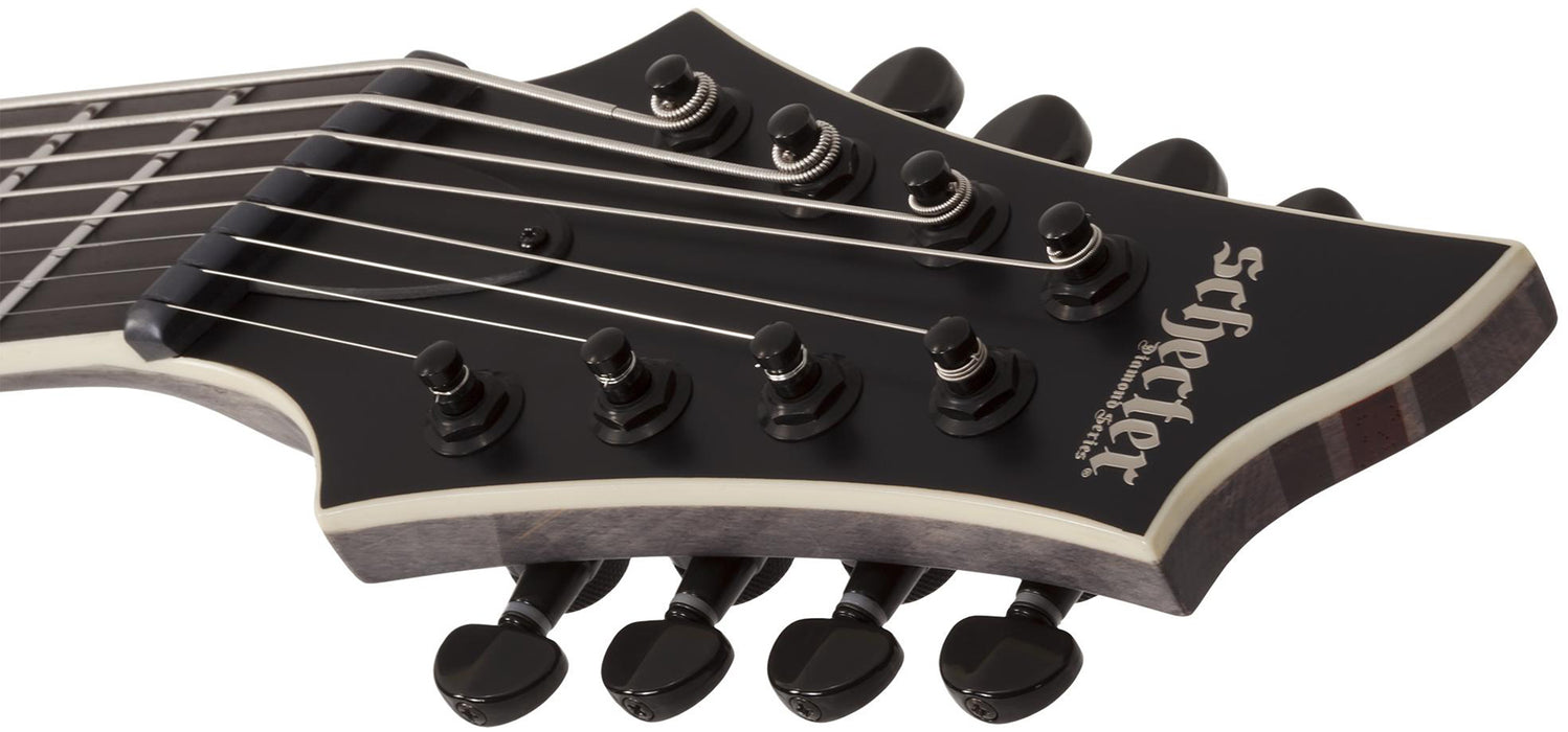 Schecter C-8 Multi-Scale SLS Elite "Evil Twin" Satin Black