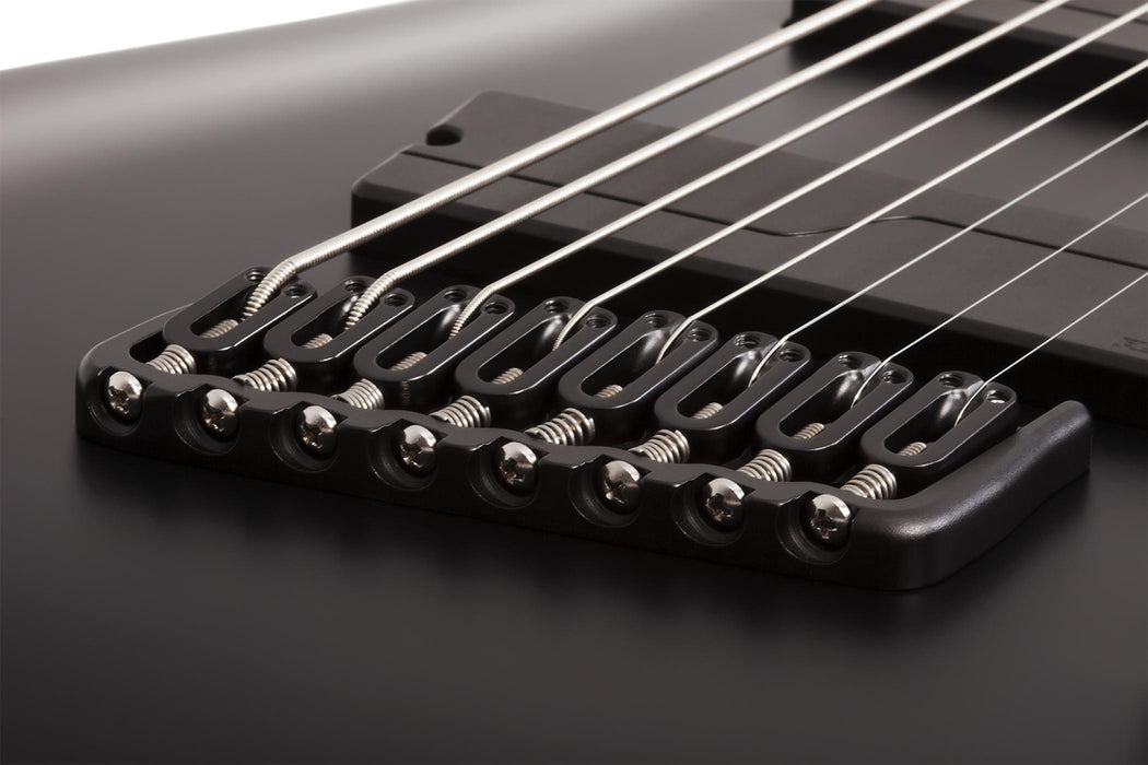 Schecter C-8 Multi-Scale SLS Elite "Evil Twin" Satin Black