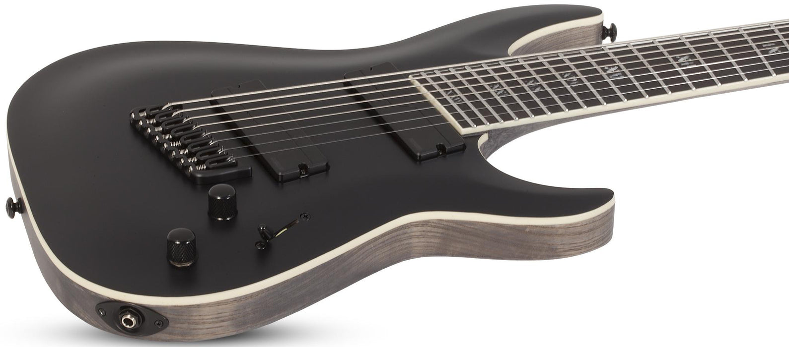 Schecter C-8 Multi-Scale SLS Elite "Evil Twin" Satin Black