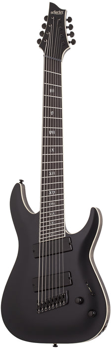 Schecter C-8 Multi-Scale SLS Elite "Evil Twin" Satin Black