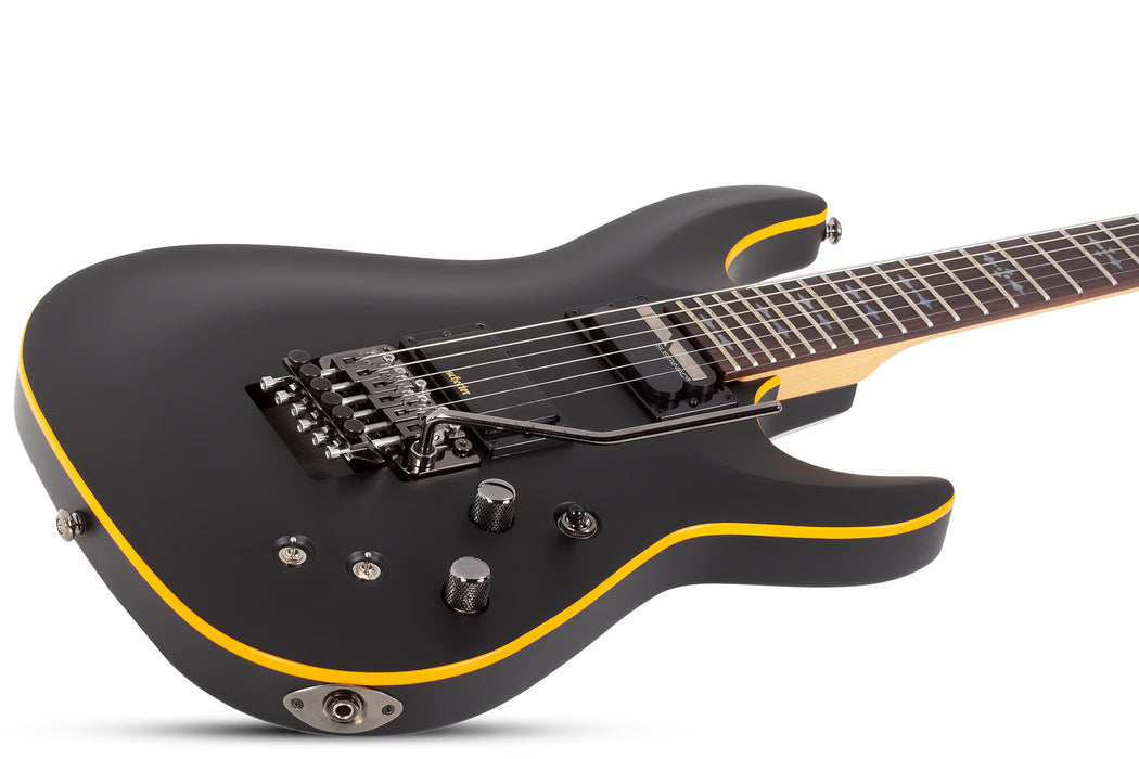 Schecter Demon-6 FR S, Aged Black Satin