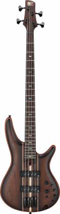 Ibanez SR Premium 4str Electric Bass w/Bag, Dual Mocha Burst Flat