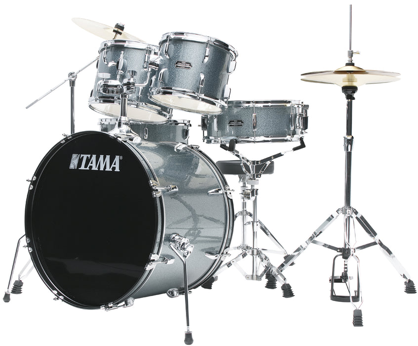 Tama Stagestar w/ Cymbals & Hardware - 22/10/12/16/14 - See Blue Mist