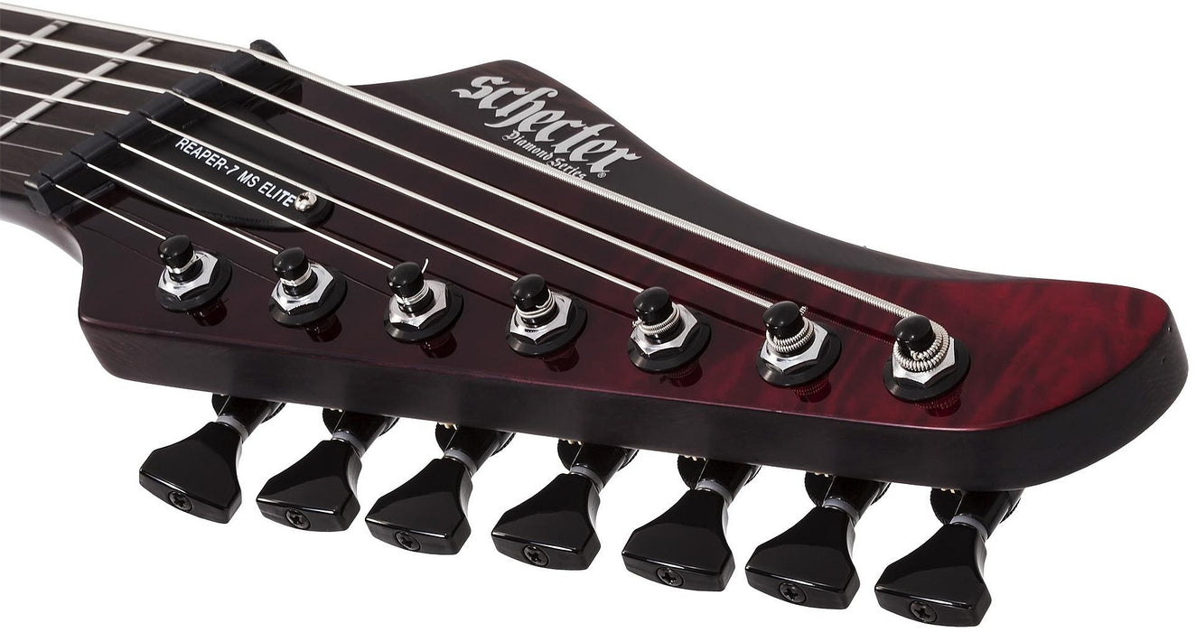 Schecter Reaper-7 Elite Multi-Scale Bloodburst