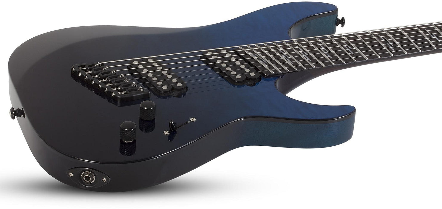 Schecter Reaper-7 Elite Multi-Scale Deep Blue Ocean