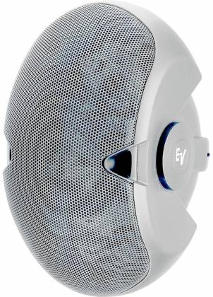 Electro-Voice EVID 4.2TW 4-inch Two-Way Surface-Mount Speakers w/ Transformer - White, Pair