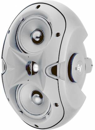 Electro-Voice EVID 4.2TW 4-inch Two-Way Surface-Mount Speakers w/ Transformer - White, Pair