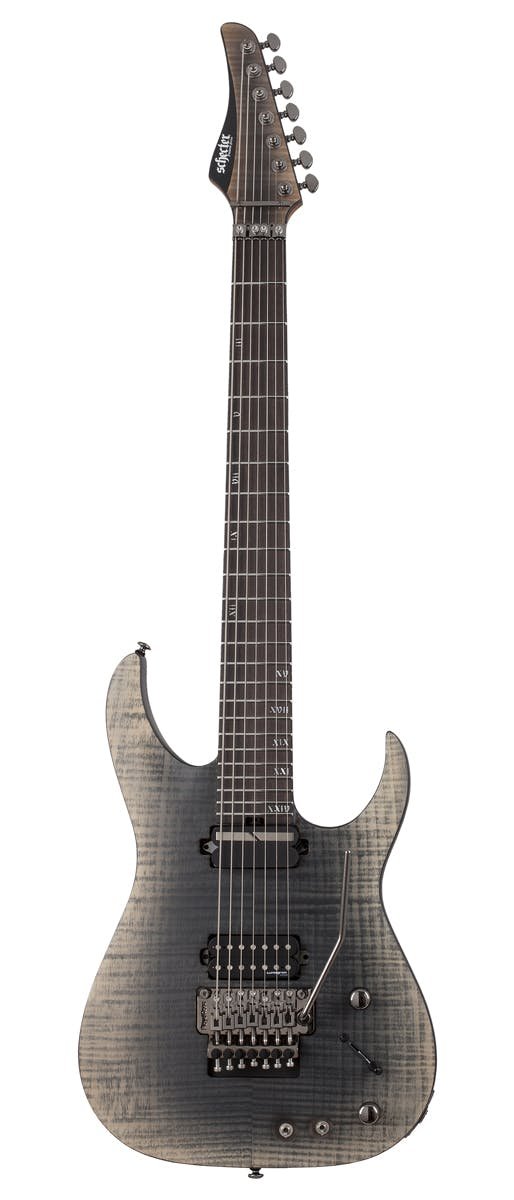 Schecter Banshee Mach-7 Fr-Sustainiac Fall Out Burst for Sale in