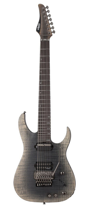 Schecter Banshee Mach-7 Fr-Sustainiac Fall Out Burst