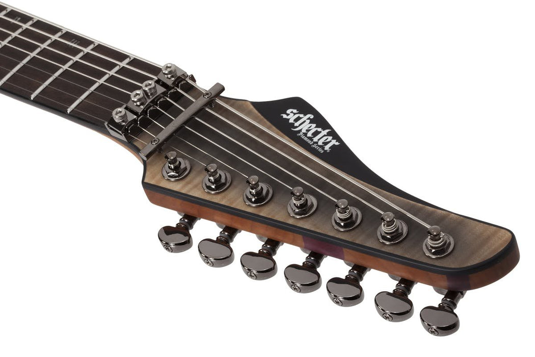 Schecter Banshee Mach-7 Fr-Sustainiac Fall Out Burst