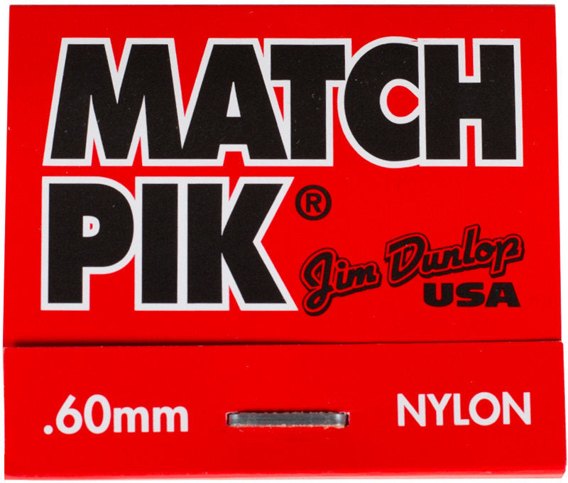 Dunlop Match Pick Nylon, Light Gray, .60Mm, Unitaire