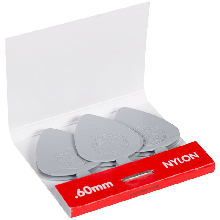 Dunlop Match Pick Nylon, Light Gray, .60Mm, Unitaire