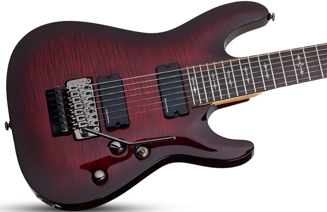 Schecter Demon-7 Fr Crimson Red Burst