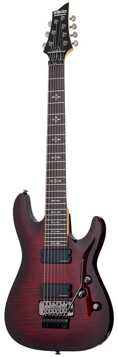 Schecter Demon-7 Fr Crimson Red Burst