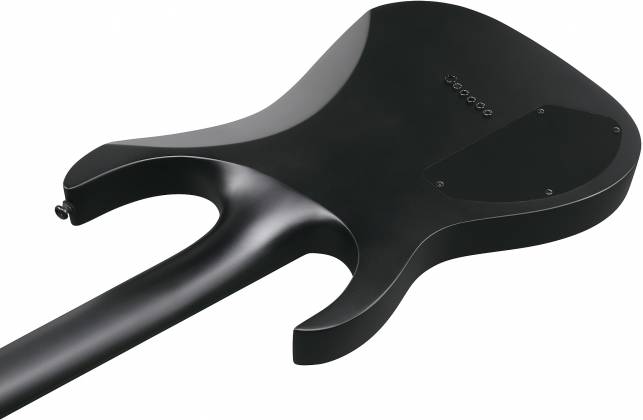 Ibanez 6 String RG Iron Label Series Baritone Electric Guitar, Black Flat