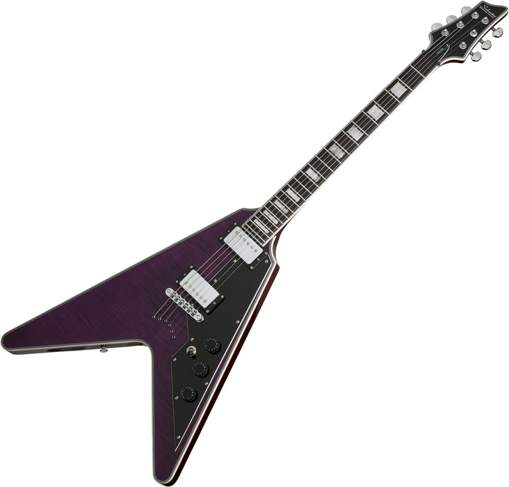 Schecter V-1 Custom Trans Purple