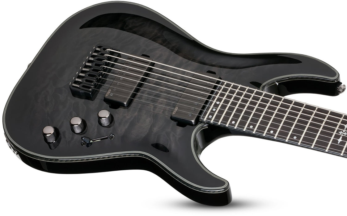 Schecter Hellraiser Hybrid C-8 Trans Black Burst