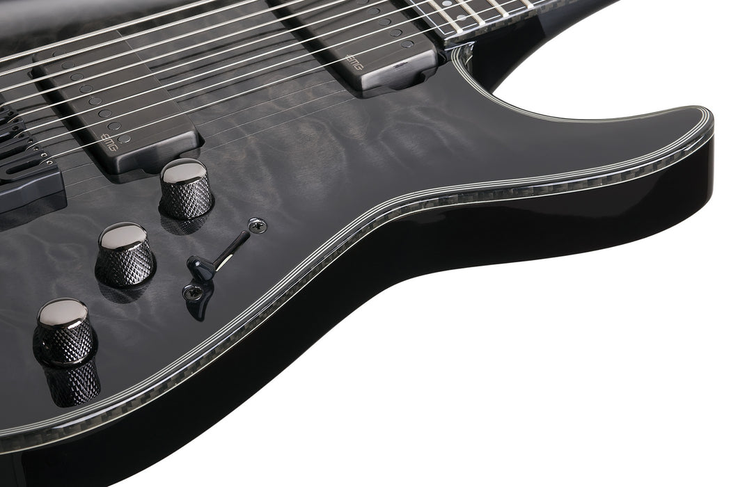 Schecter Hellraiser Hybrid C-8 Trans Black Burst