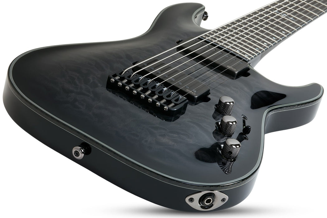 Schecter Hellraiser Hybrid C-8 Trans Black Burst