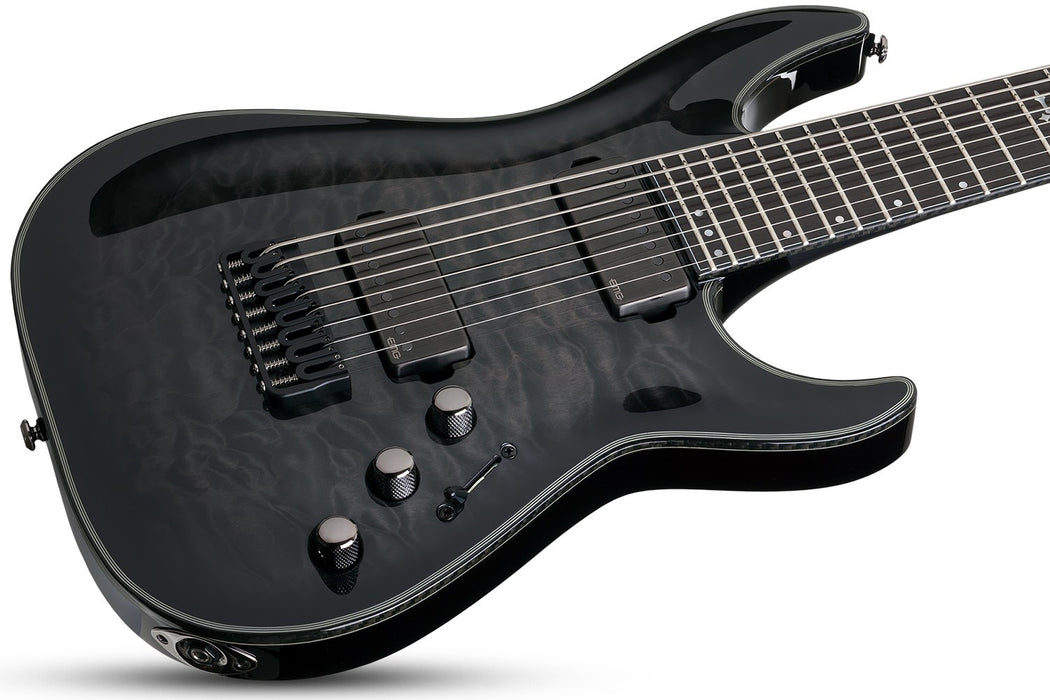 Schecter Hellraiser Hybrid C-8 Trans Black Burst