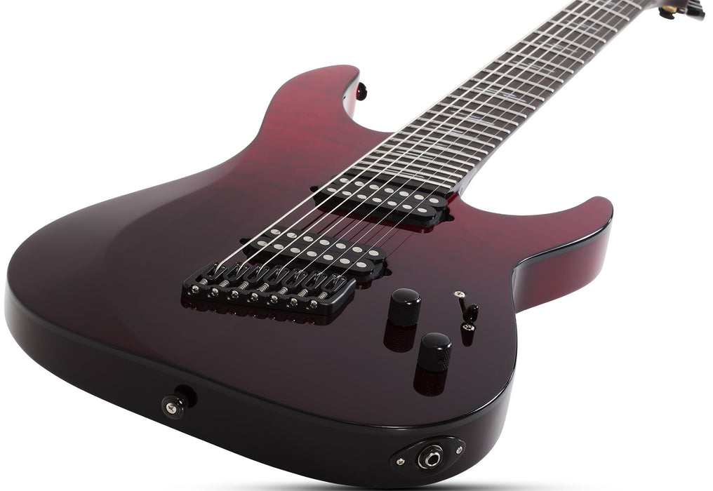 Schecter Reaper-7 Elite Multi-Scale Left-Handed Bloodburst