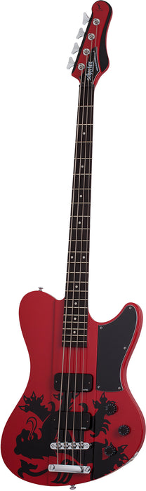 Schecter Simon Gallup Ultra Bass Red/Black