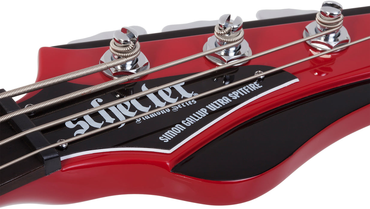 Schecter Simon Gallup Ultra Bass Red/Black