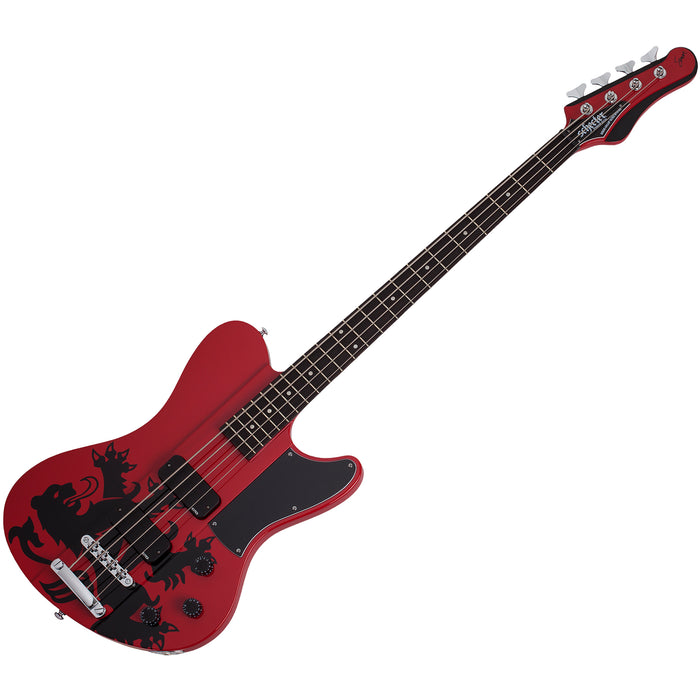 Schecter Simon Gallup Ultra Bass Red/Black