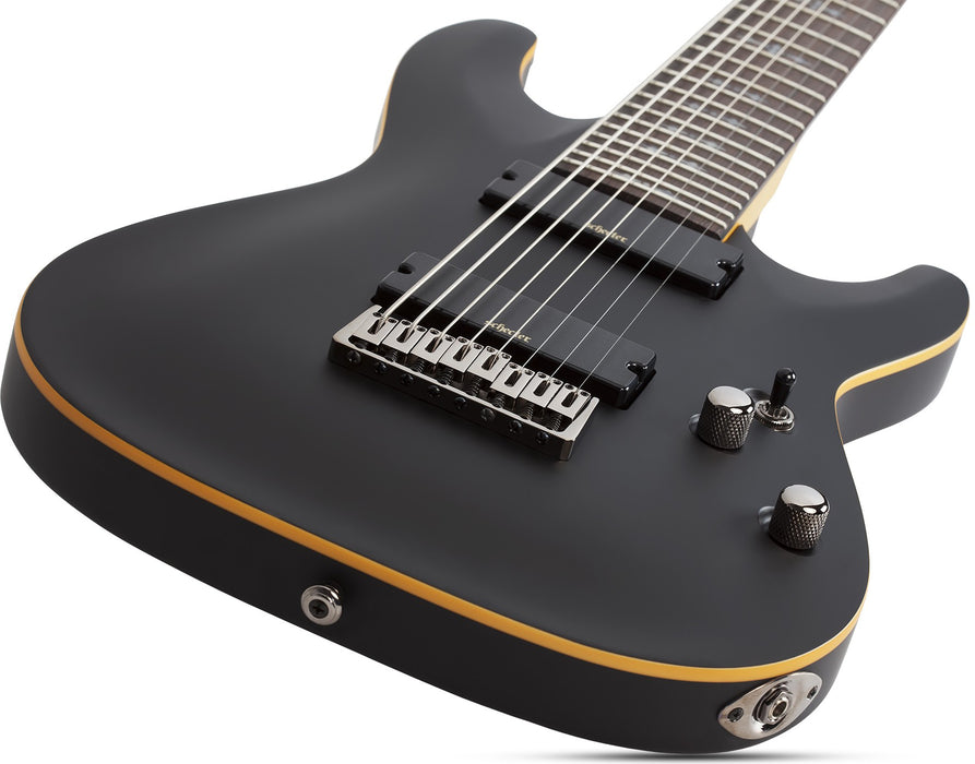 Schecter Demon-8 Aged Black Satin