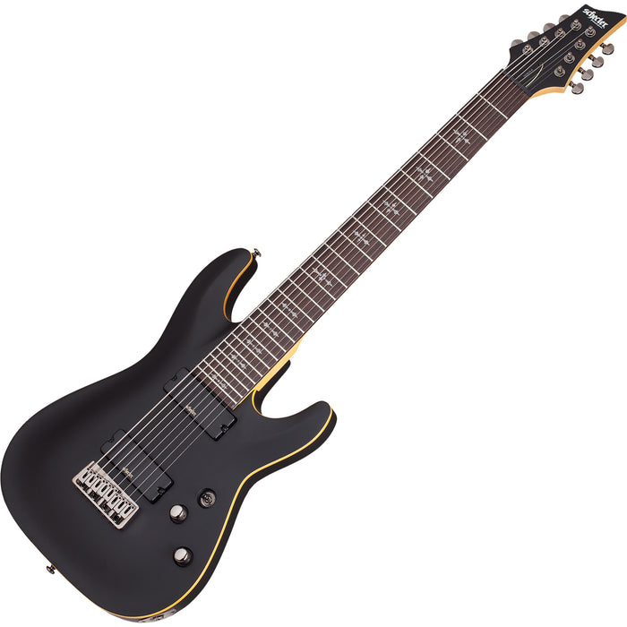 Schecter Demon-8 Aged Black Satin