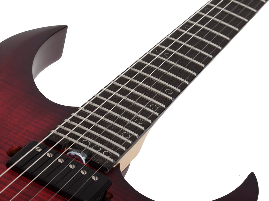 Schecter Sunset-6 Extreme Scarlet Burst