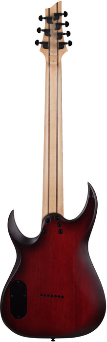 Schecter Sunset-7 Extreme Scarlet Burst