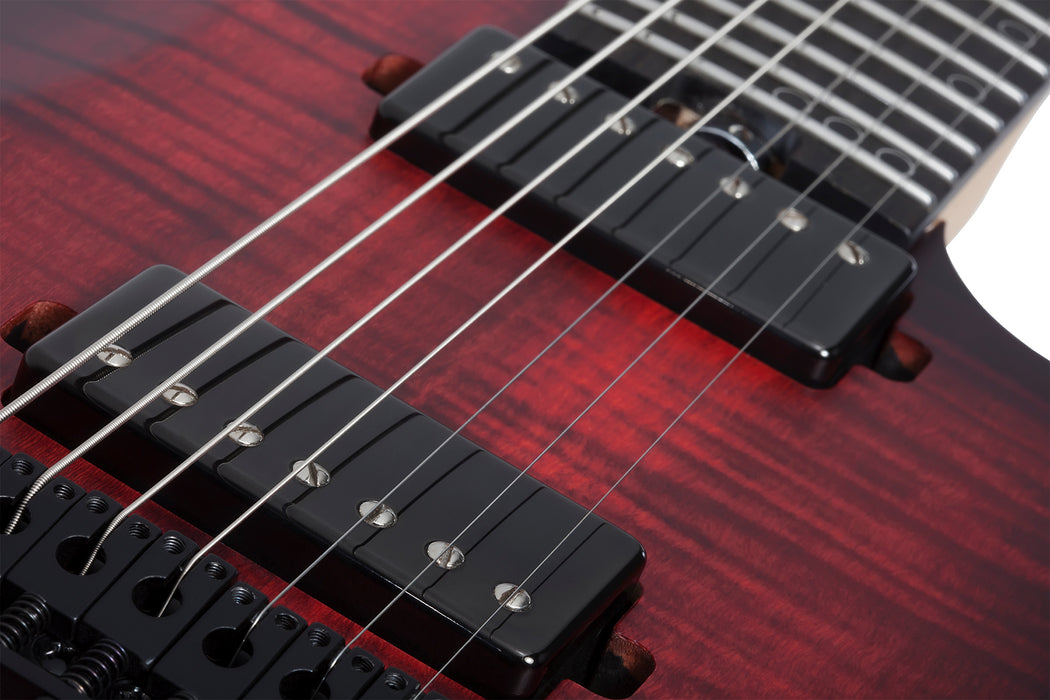 Schecter Sunset-7 Extreme Scarlet Burst