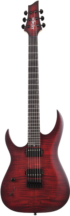 Schecter Sunset-6 Extreme Left-Handed Scarlet Burst