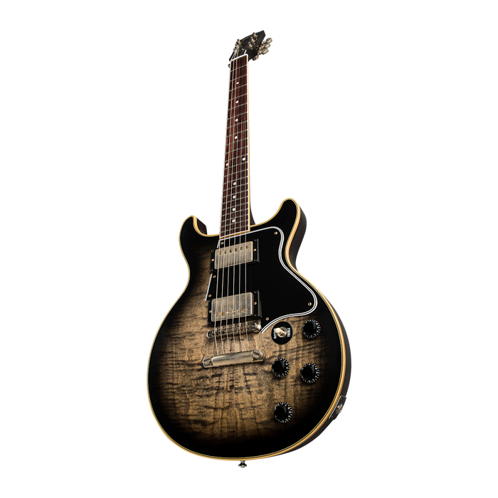 Gibson LP Special Double Cut Figured Maple Top, Cobra Burst