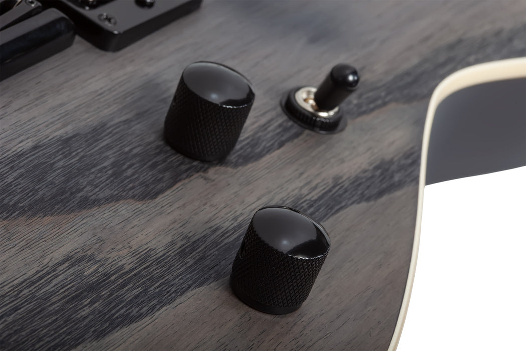 Schecter C-1 Standard, Black Fade Burst Burl