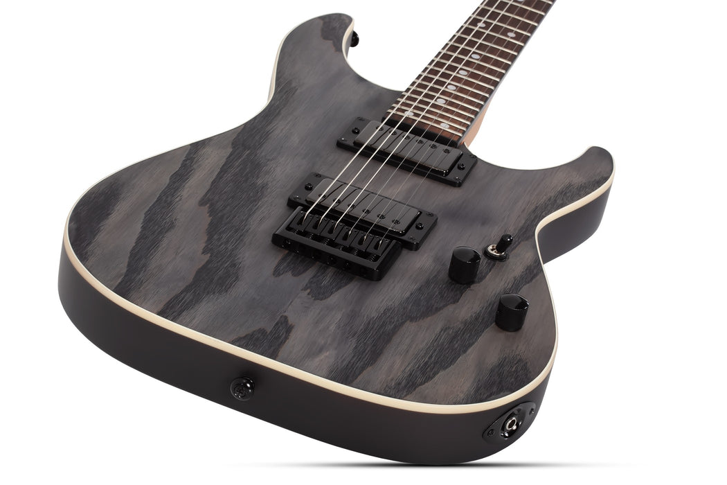 Schecter C-1 Standard, Black Fade Burst Burl