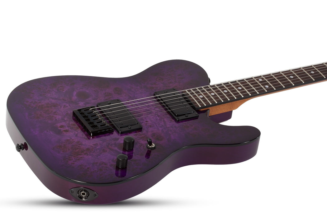 Schecter Pt Standard, Purple Burst Burl
