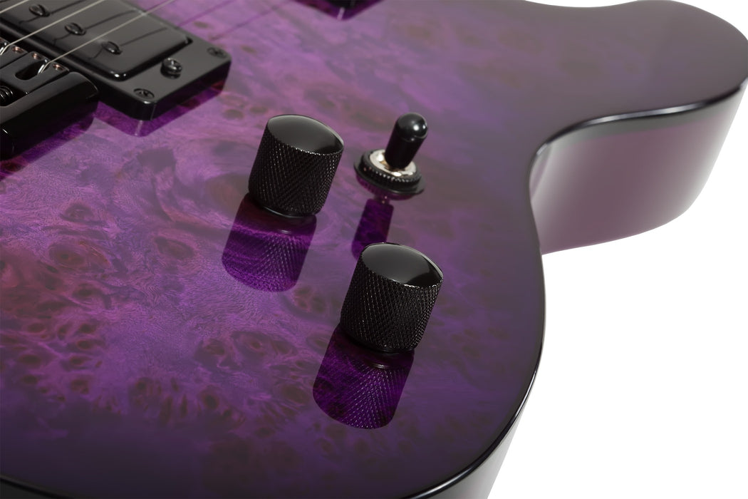 Schecter Pt Standard, Purple Burst Burl