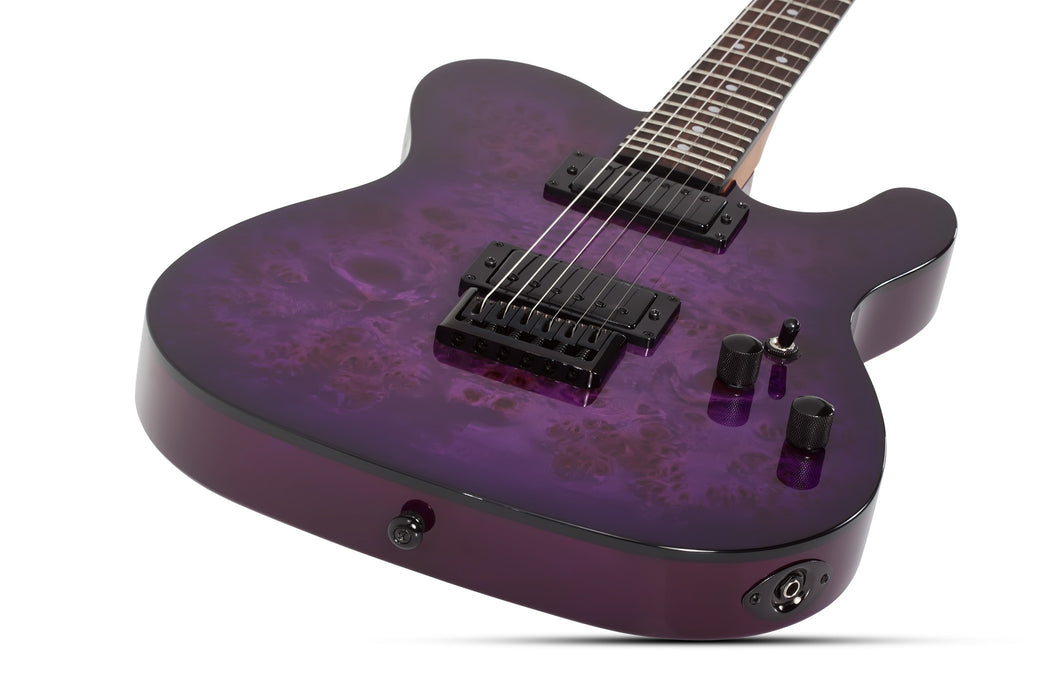Schecter Pt Standard, Purple Burst Burl