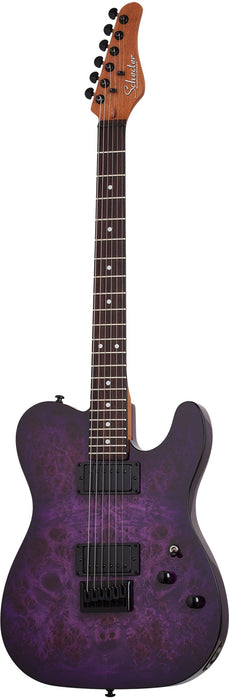 Schecter Pt Standard, Purple Burst Burl