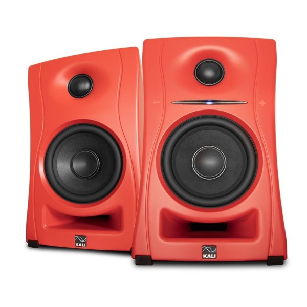 Kali Audio 4.5" Ultra Nearfield Monitor System With Bluetooth, Red (Pair)